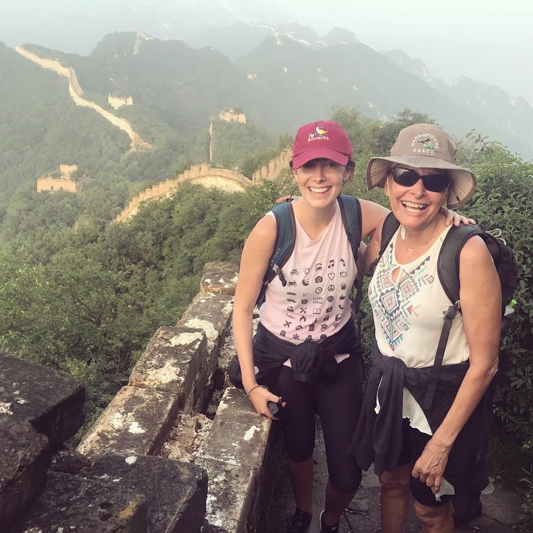 Forbidden section of the Great Wall, China