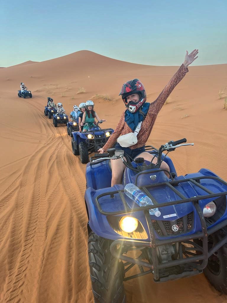 ATVing in the Sahara Desert, Morocco