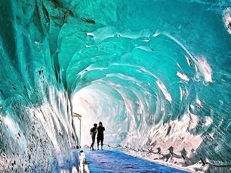 Aiguille du Midi cable car Mont Blanc Chamonix France