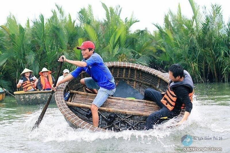 Basket Boat Ride in the Coconut Forest