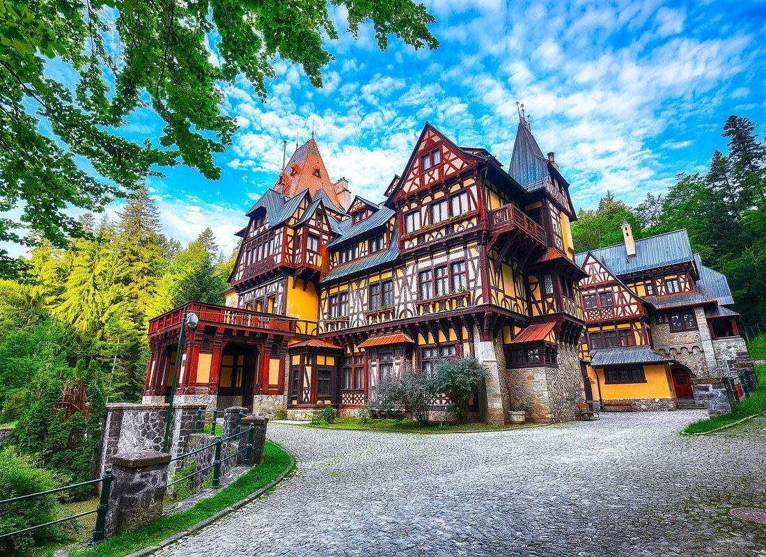 Bran Castle Dracula Transylvania Romania Gothic fortress half-timbered