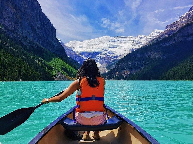 Canoeing in Banff