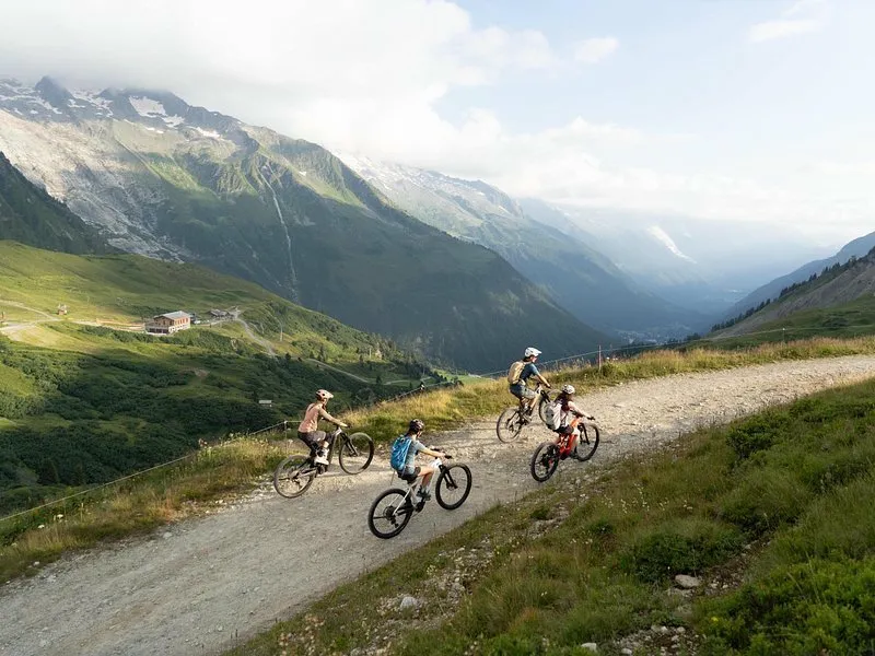 Electric mountain bike rental Chamonix Mont-Blanc French Alps France