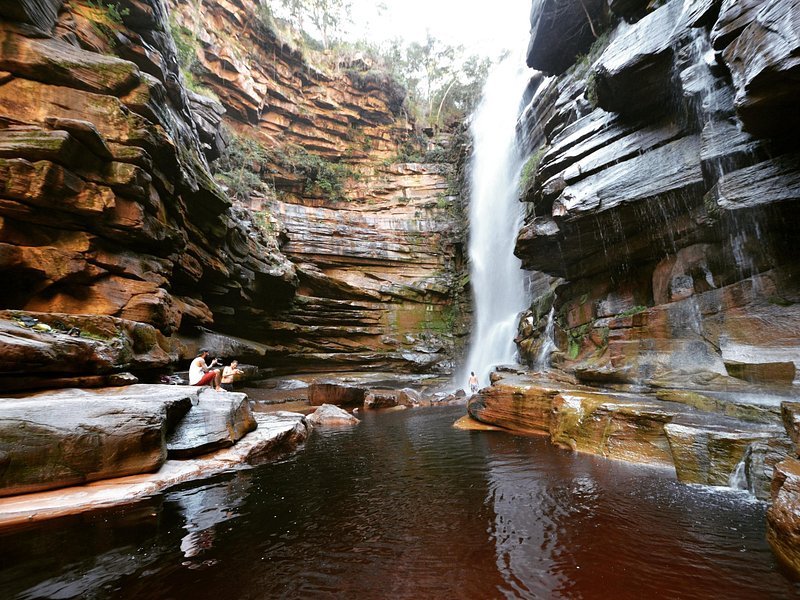 Chapada Diamantina trekking Brazil canyon waterfall hidden pool Bahia
