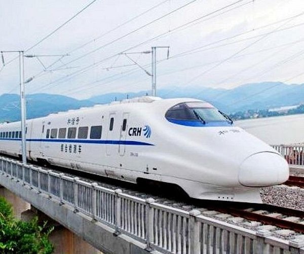China CRH high-speed bullet train 350kmh