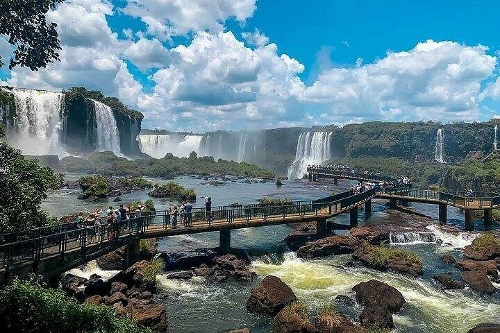 Devil's Throat Iguazu Falls Argentina walkway
