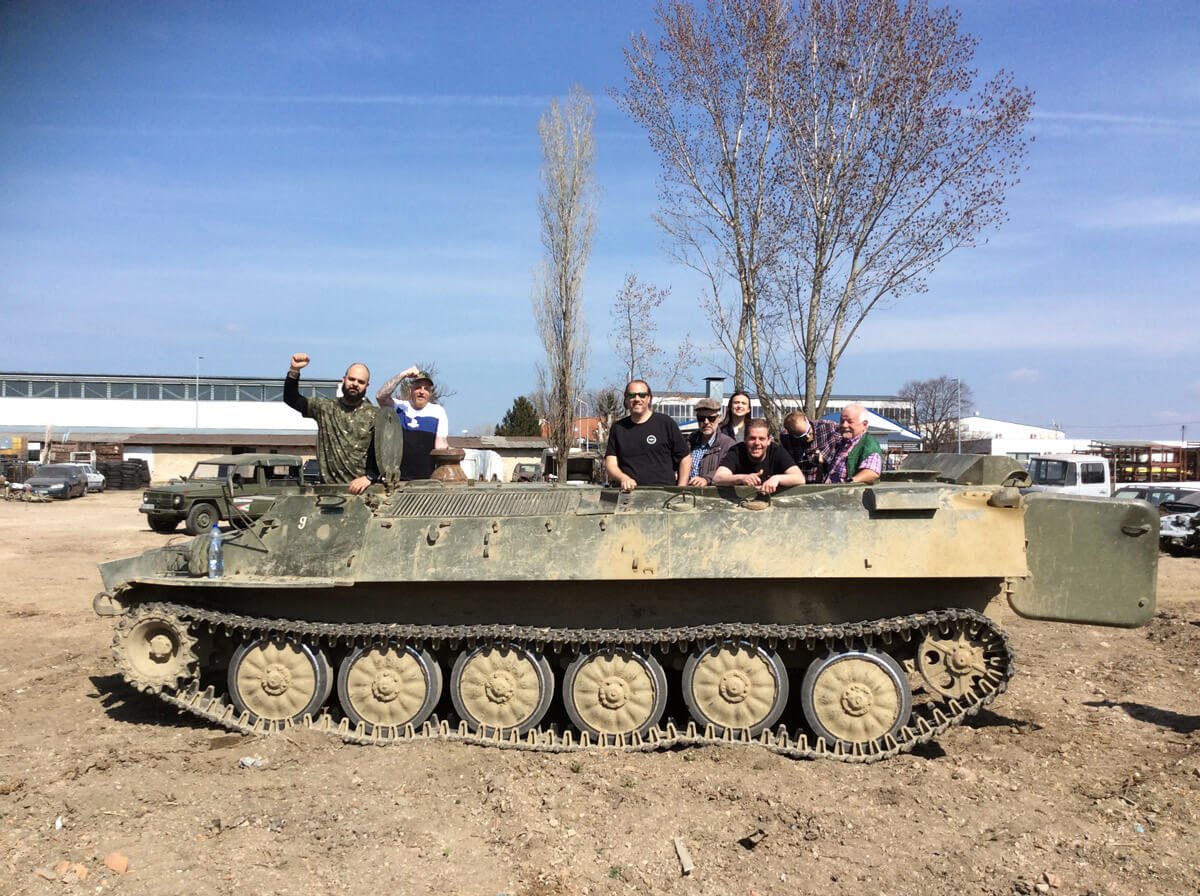 Drive a Soviet tank Budapest Hungary military vehicle Cold War experience