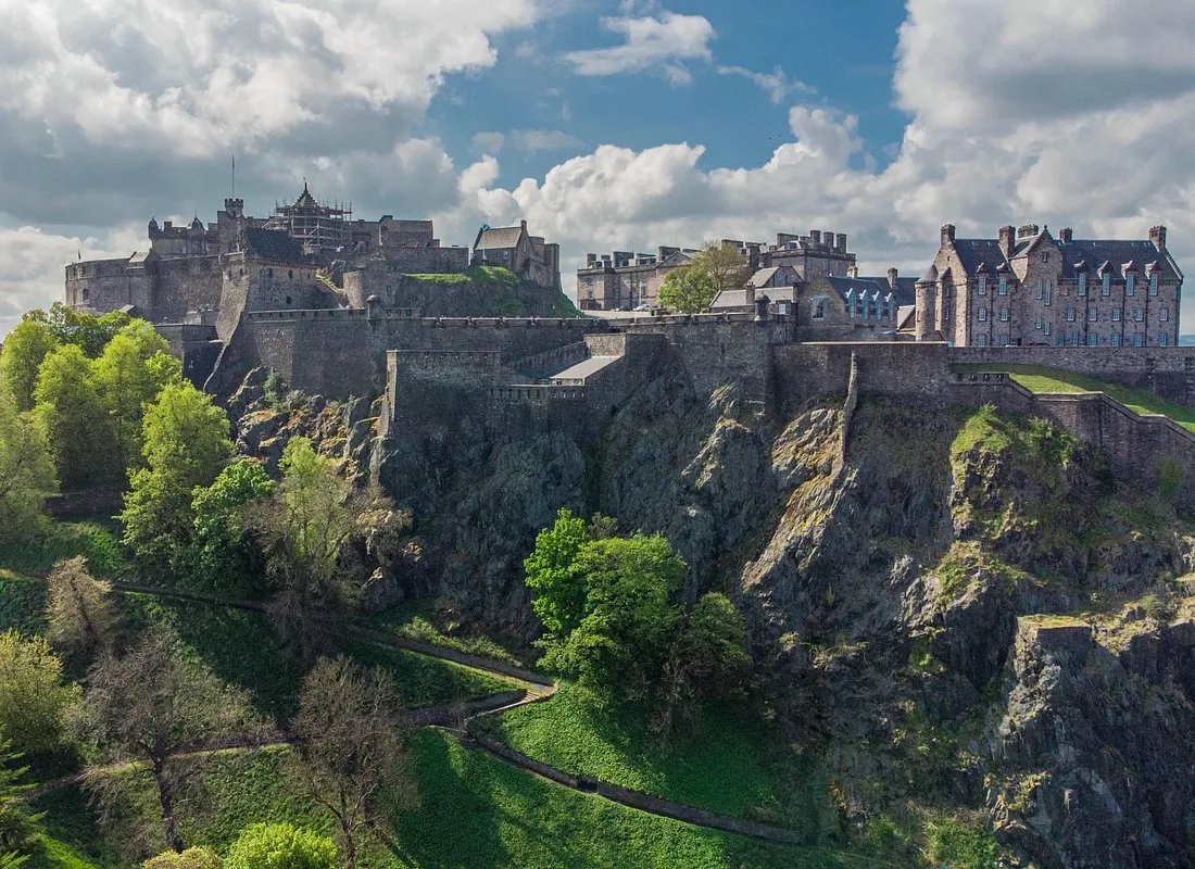 Edinburgh Castle Royal Mile Scotland UK