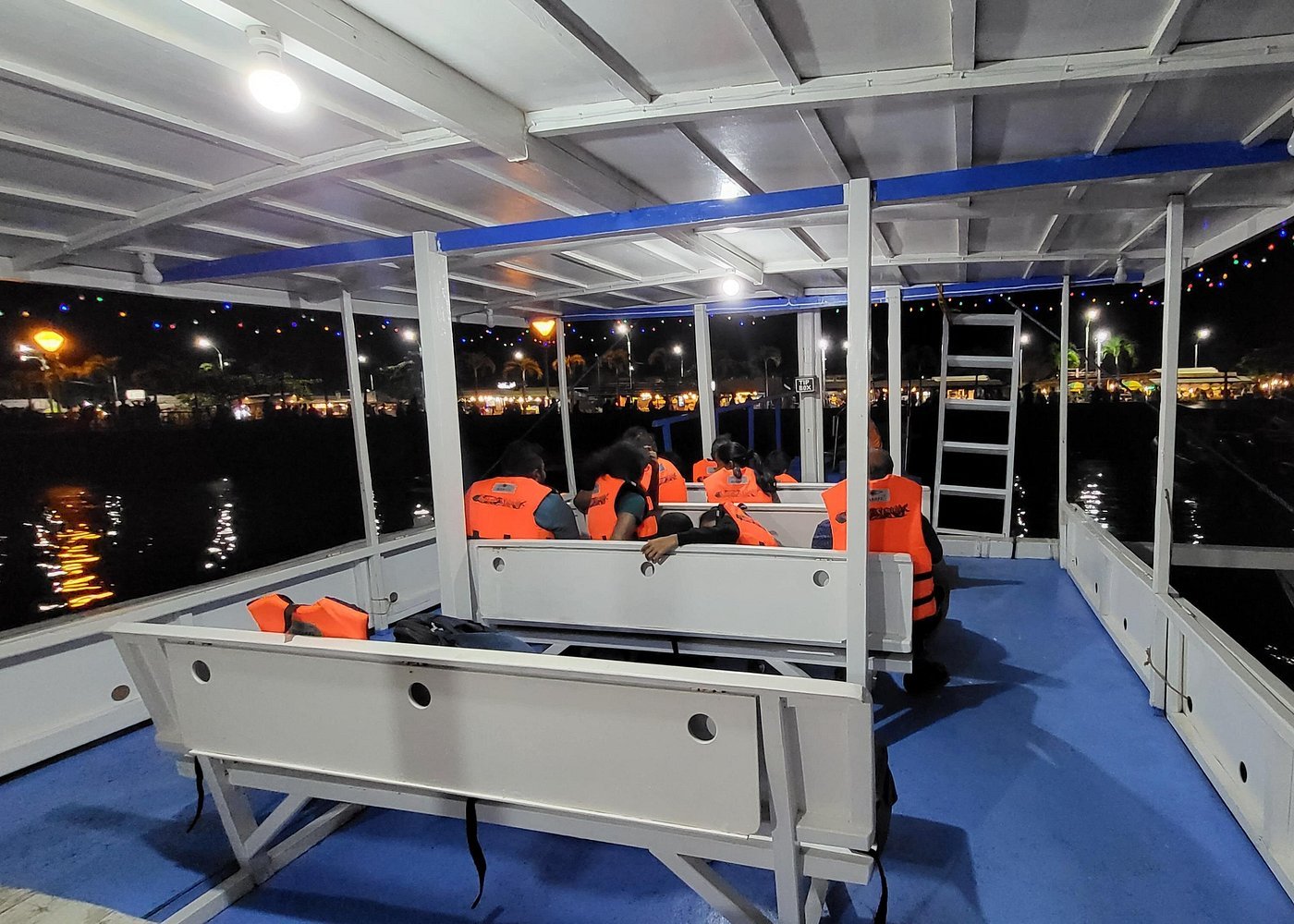 Firefly tour Palawan Philippines night boat mangrove river