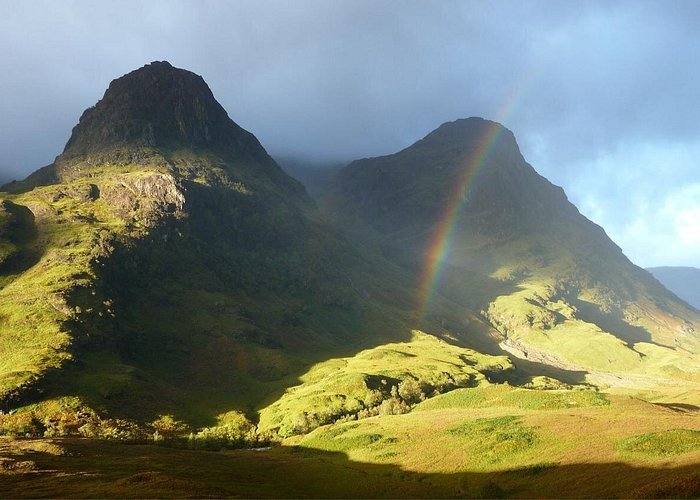 Glencoe valley Scottish Highlands mountains Scotland UK
