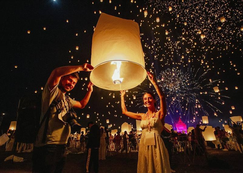 Loy Krathong Lantern Festival, Chiang Mai