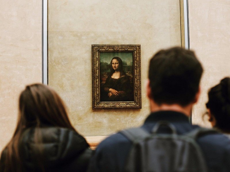 Louvre Museum Paris pyramid at night France