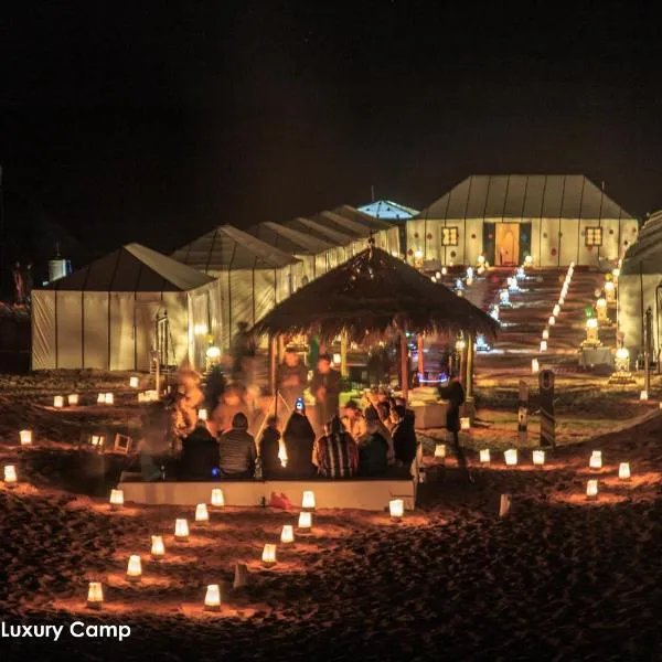 Luxury desert camp Merzouga Sahara