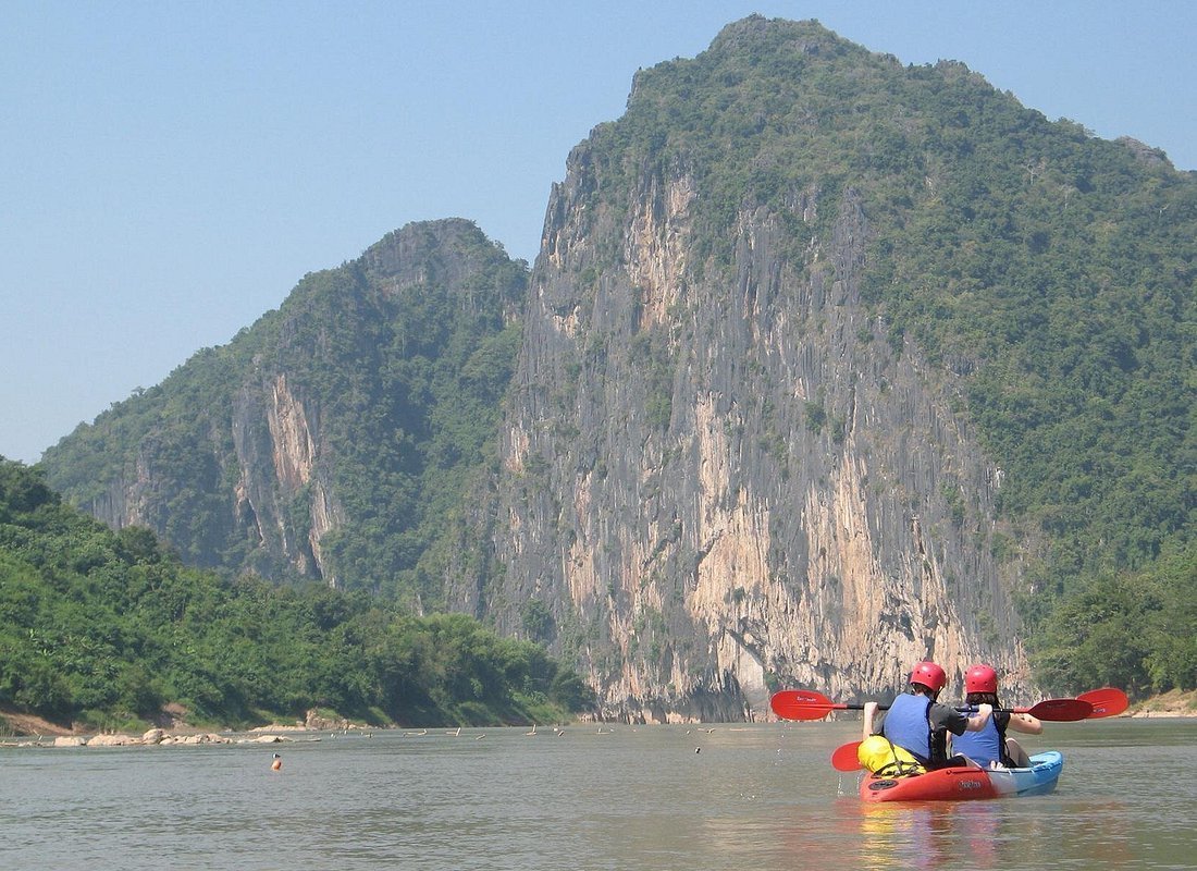 Nam Ou River kayaking karst cliffs northern Laos