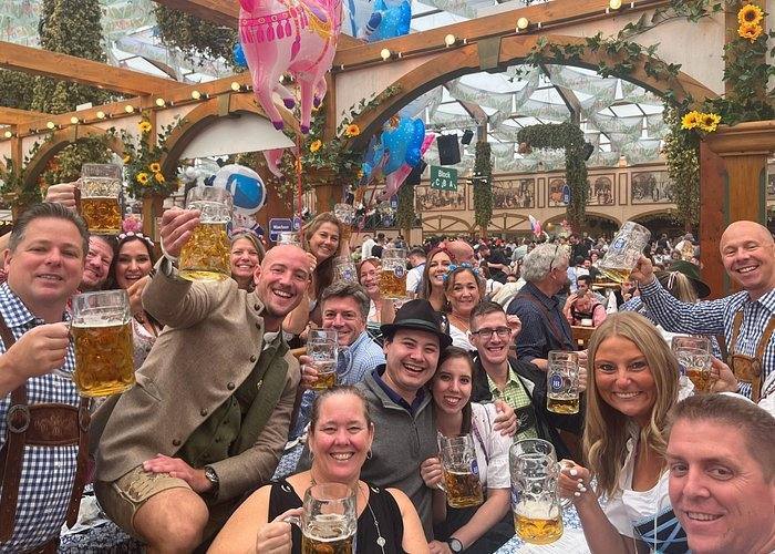 Oktoberfest Munich beer tent traditional Germany