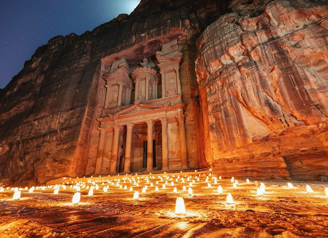 Petra by Night candles Jordan
