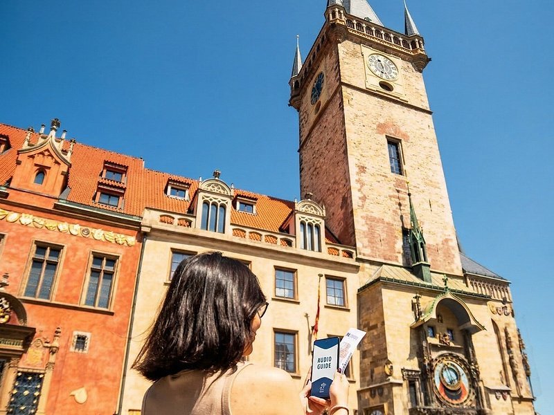 Prague Old Town Astronomical Clock tower Staré Město Czech Republic