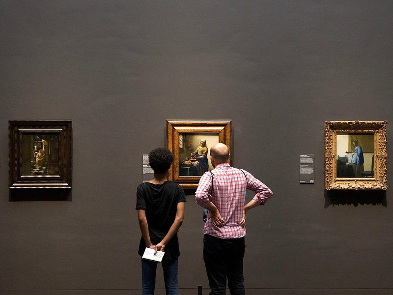 Rijksmuseum Amsterdam visitors Vermeer paintings Dutch Golden Age