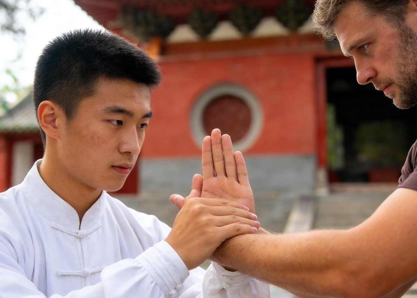 Shaolin Temple kung fu lesson master China