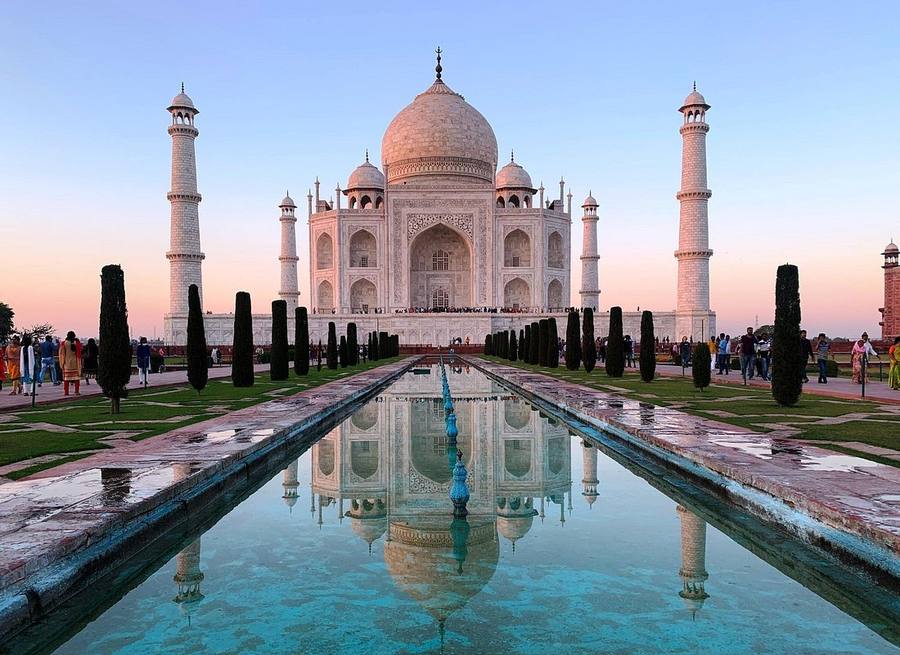 Taj Mahal Agra India Seven Wonders of the World